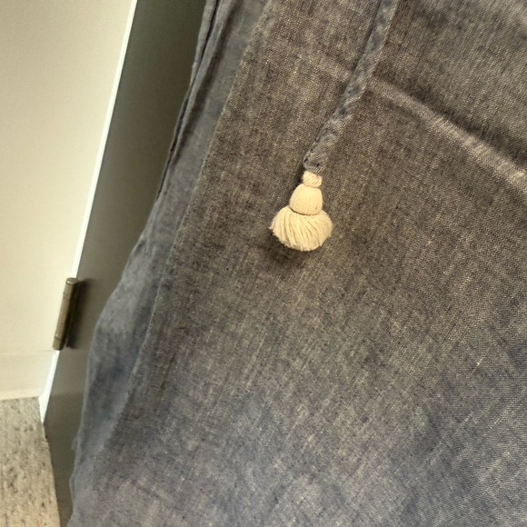 Trovata Birds of Paradise S Mint condition Chambray Blue Jumpsuit with wide leg - Picture 4 of 12